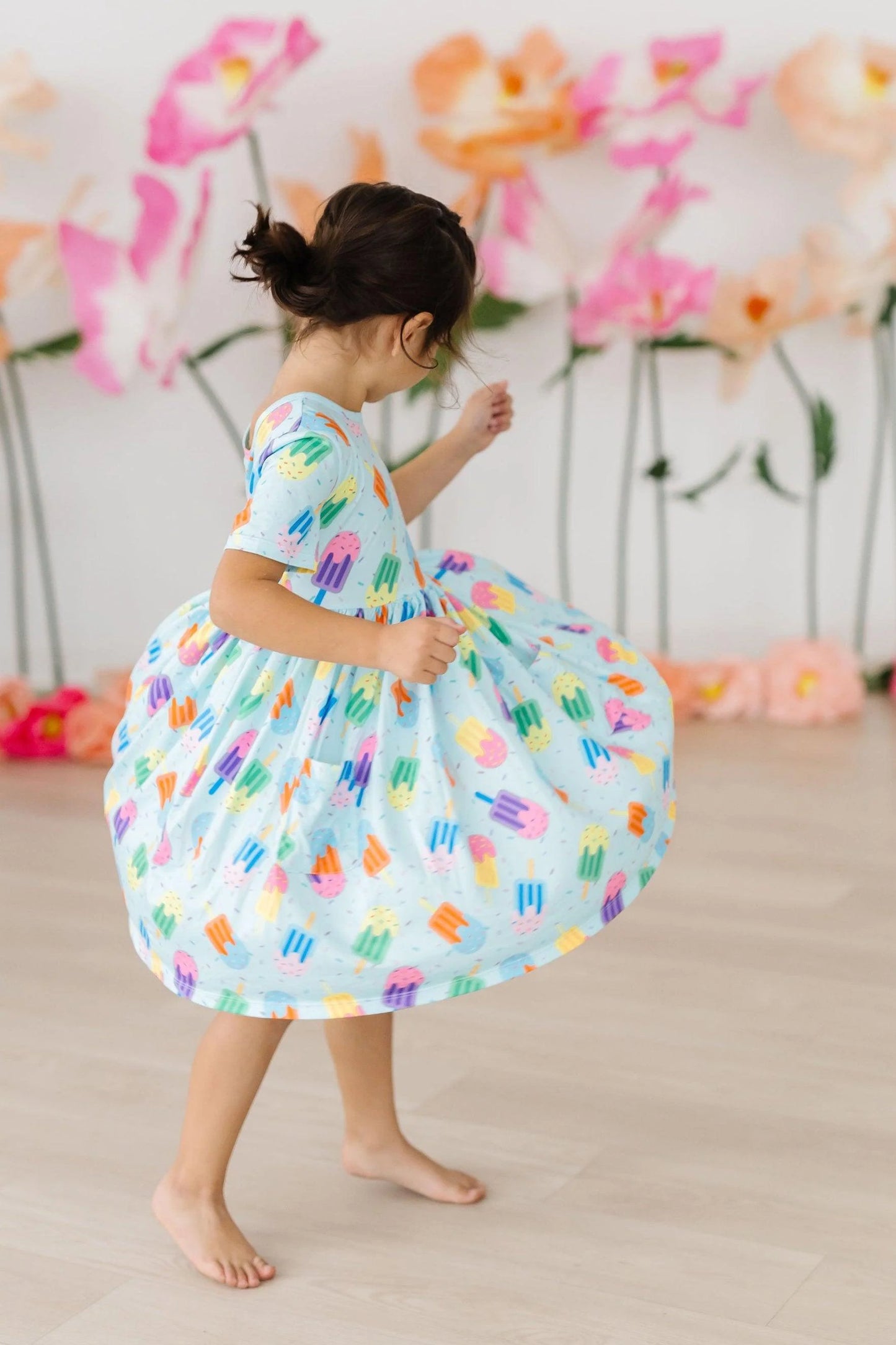SWEET TREAT S/S POCKET TWIRL DRESS