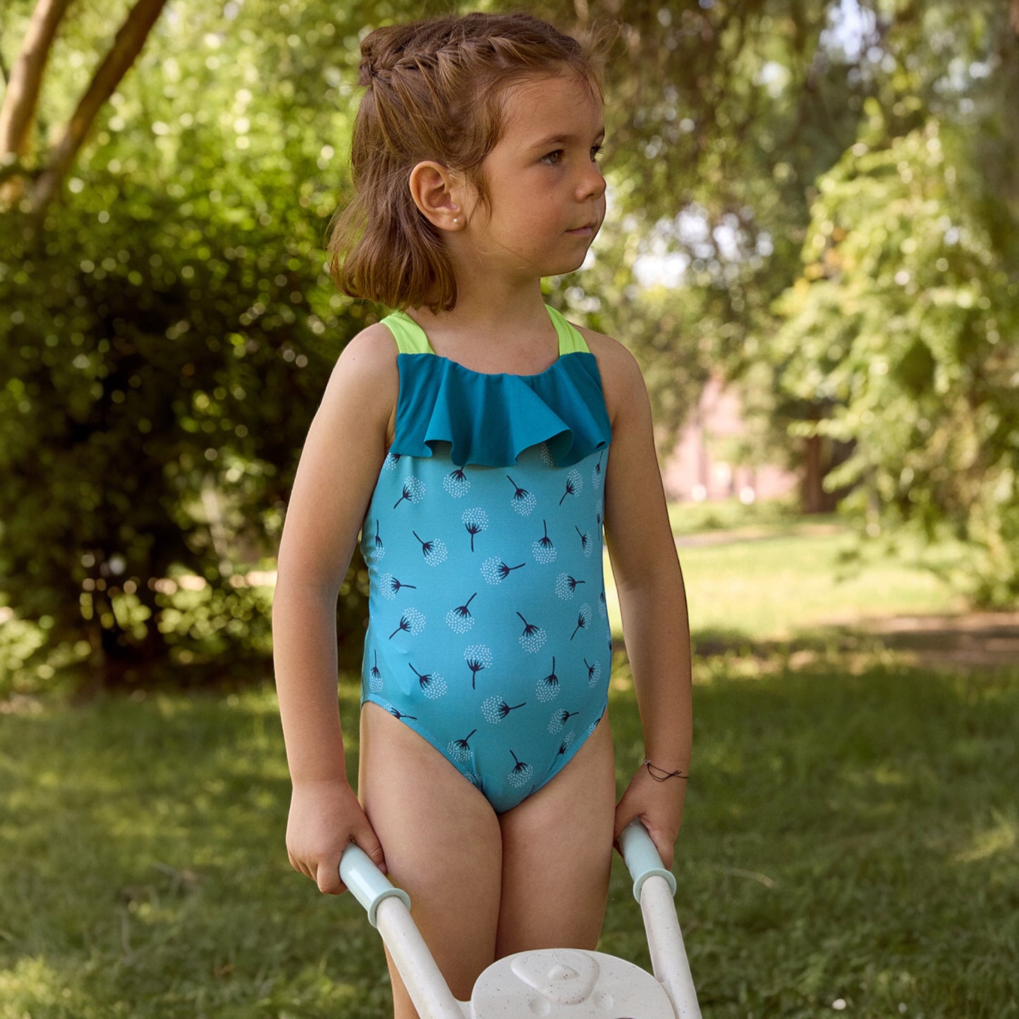 Vestido de baño turquesa