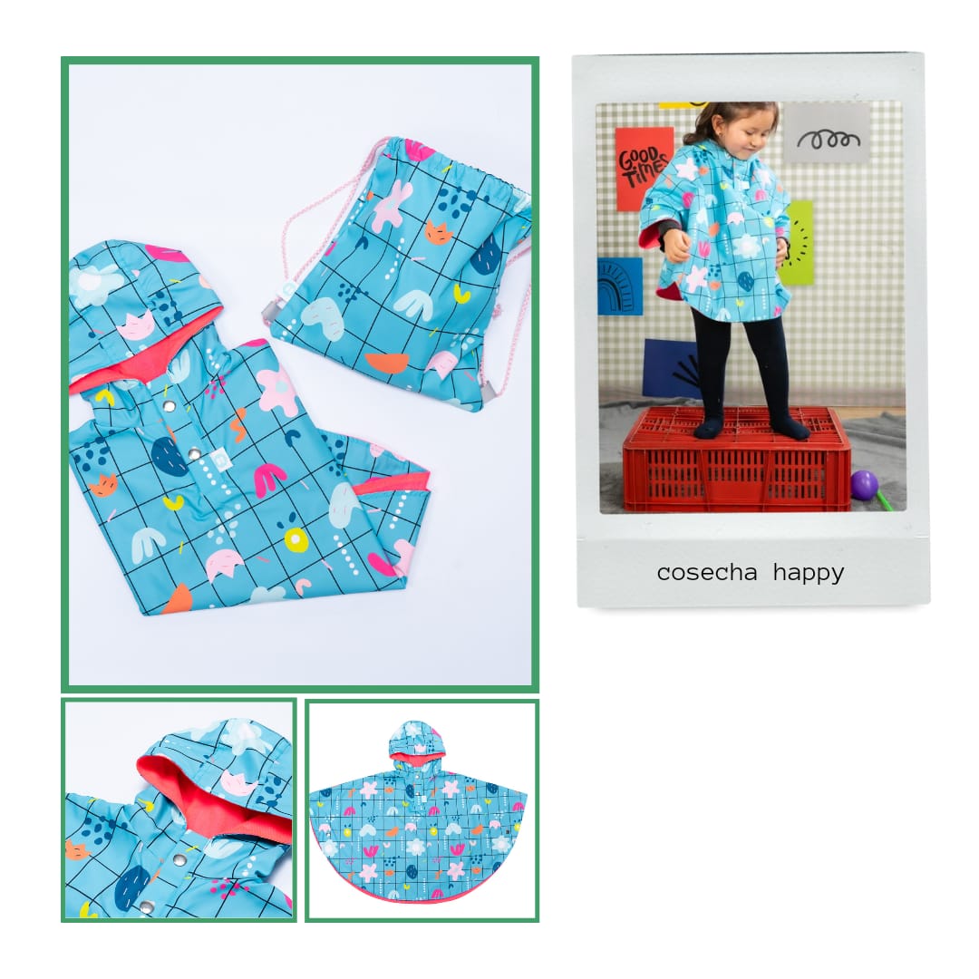 Capa de Lluvia Cosecha Happy