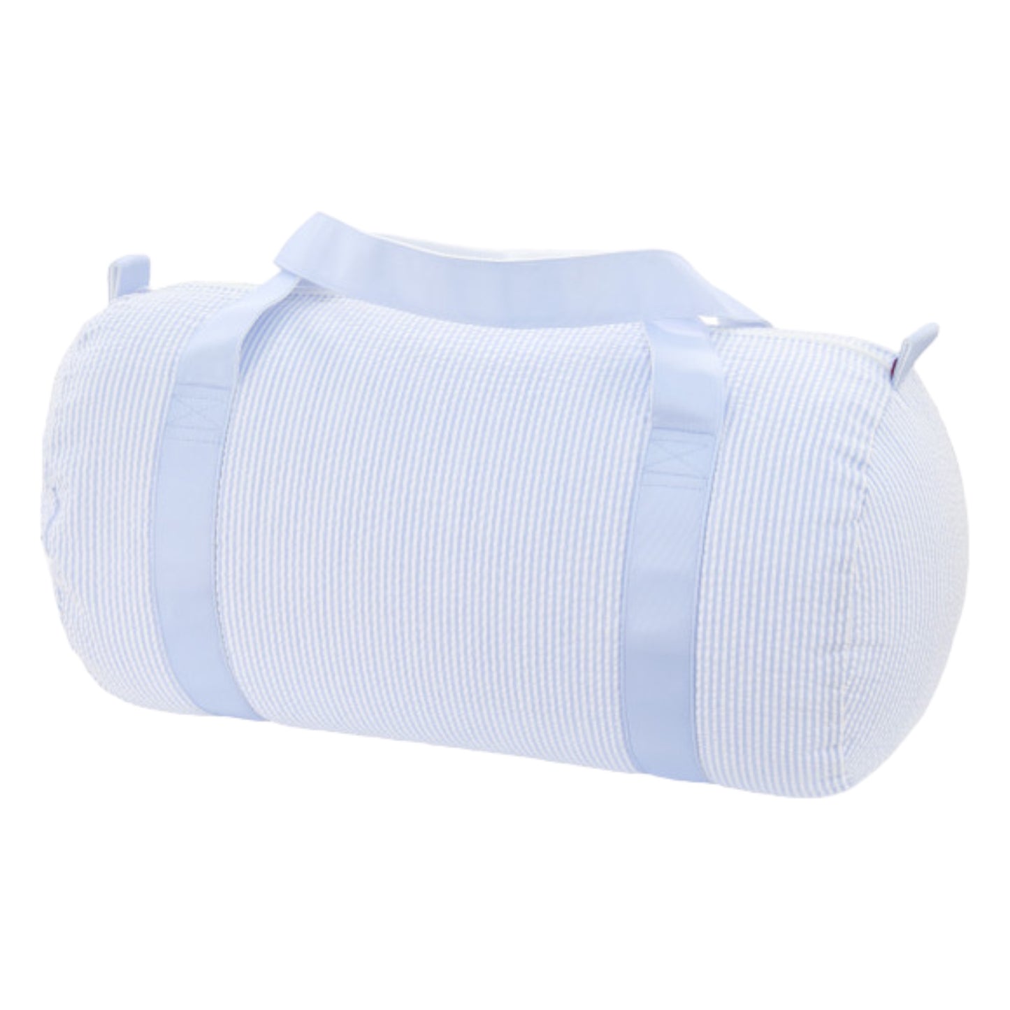 Baby Blue Seersucker Duffel
