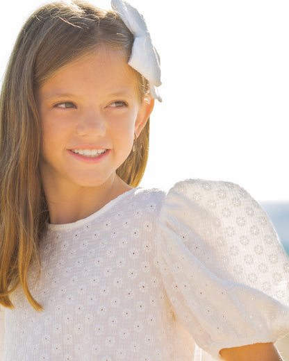 Blusa Camelia - Algodón Bordado