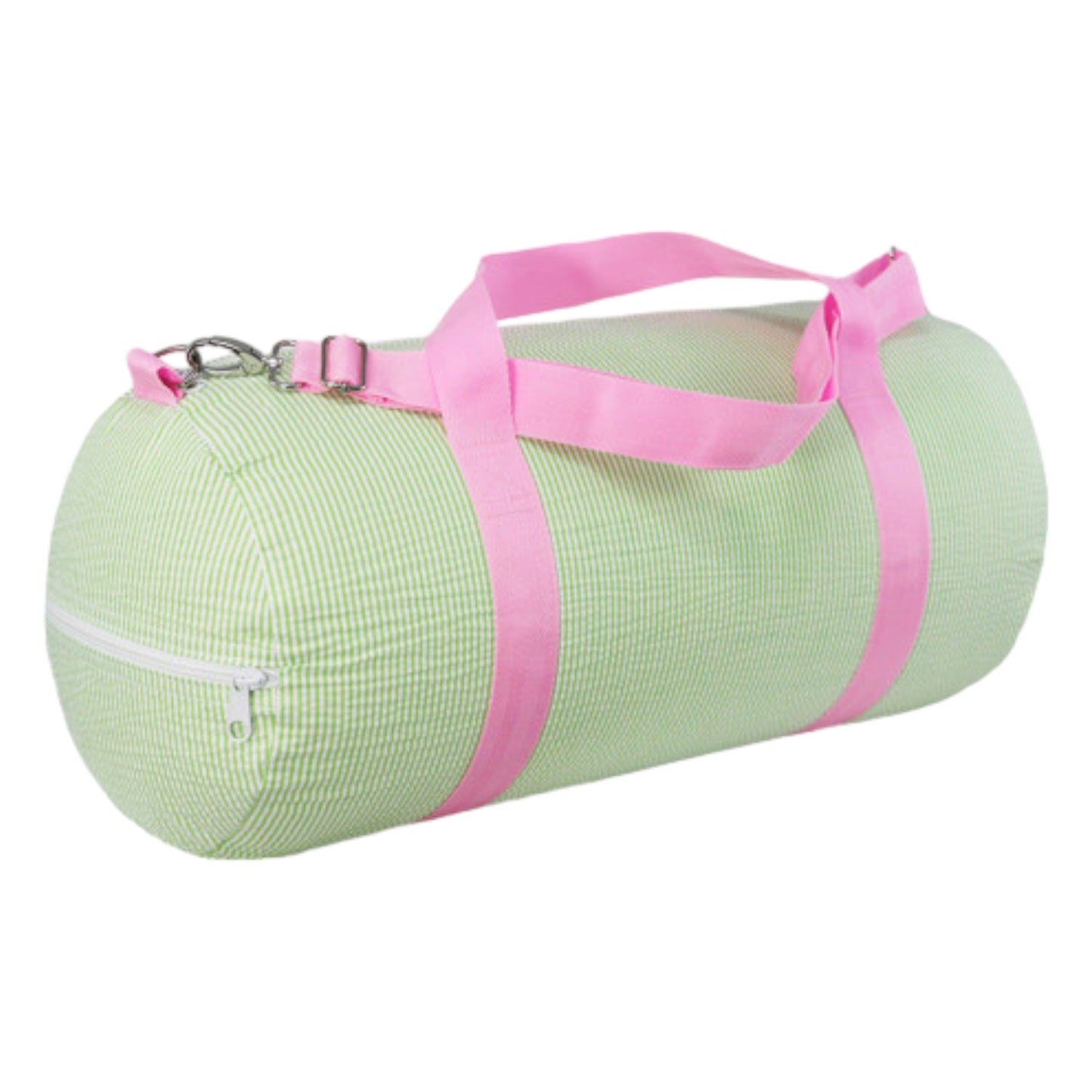 Sweet Pea Seersucker Weekend Duffel