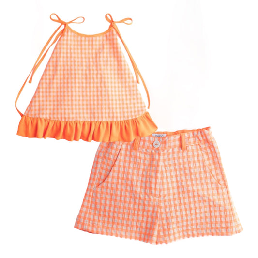 Conjunto Margarita Flour Naranja