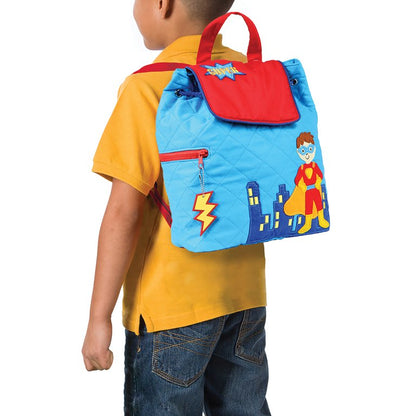 Quilted Backpack Super Hero