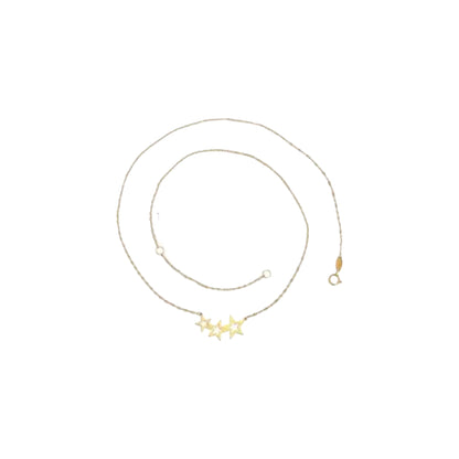 Collar de Oro con Diseño de Estrellas