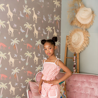 Conjunto Vichy Naranja