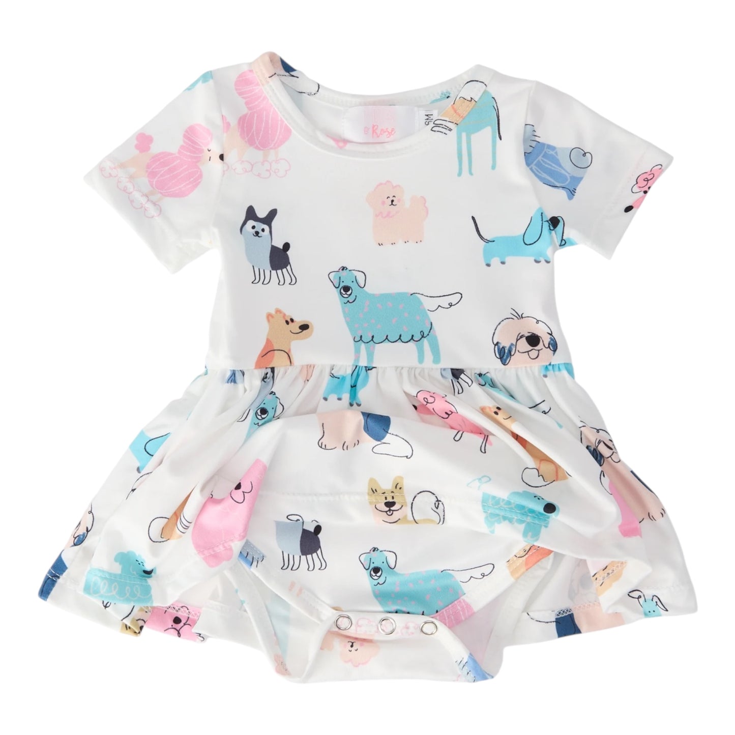 PUPPY PALS S/S TWIRL BODYSUIT