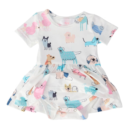 PUPPY PALS S/S TWIRL BODYSUIT
