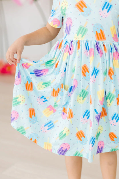 SWEET TREAT S/S POCKET TWIRL DRESS