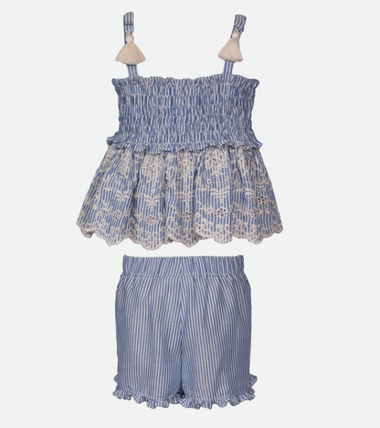 Emma Chambray Short Set