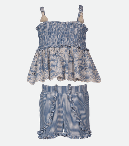 Emma Chambray Short Set