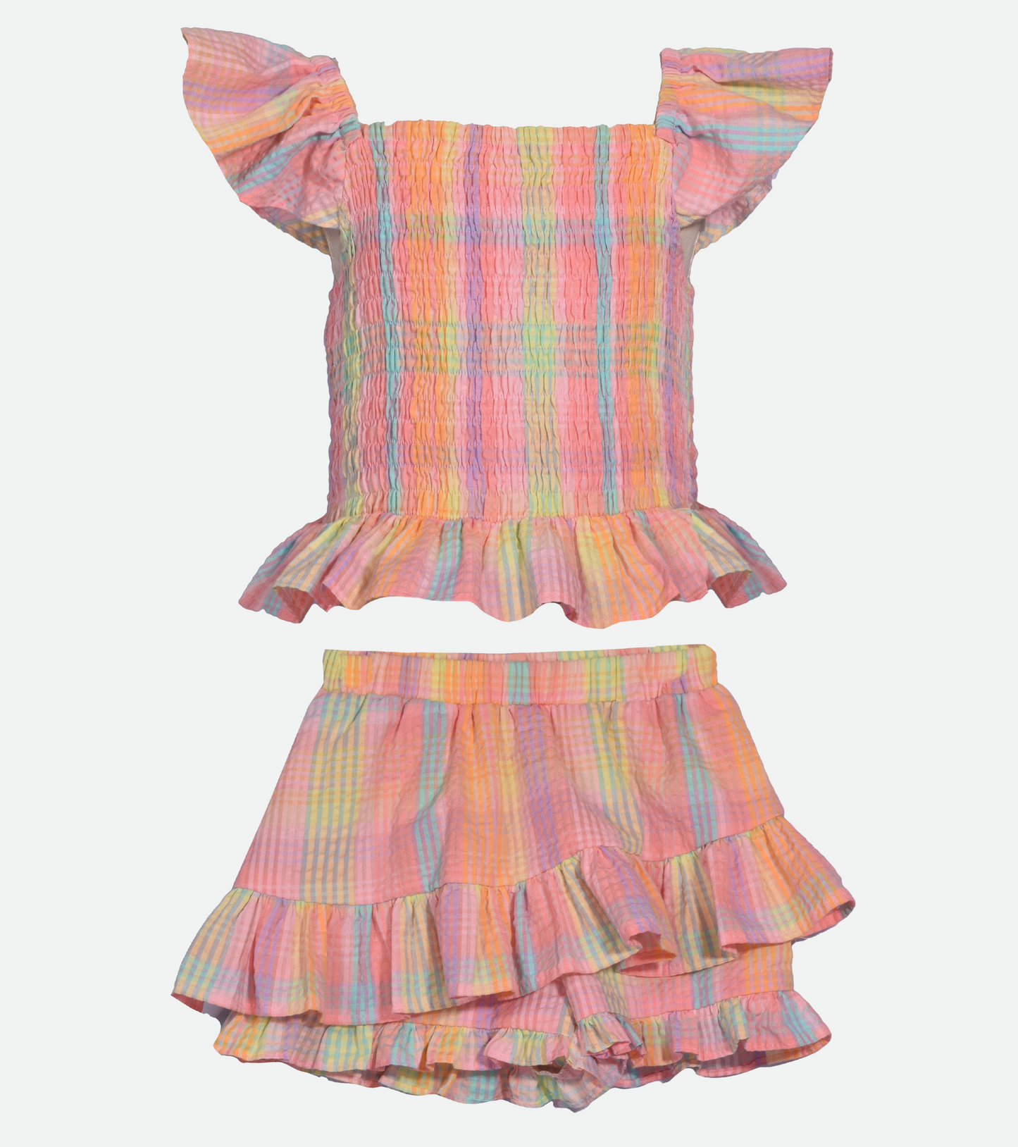 Tess Smocked Skort Set