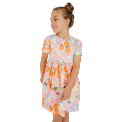 SUMMER PICNIC S/S POCKET TWIRL DRESS