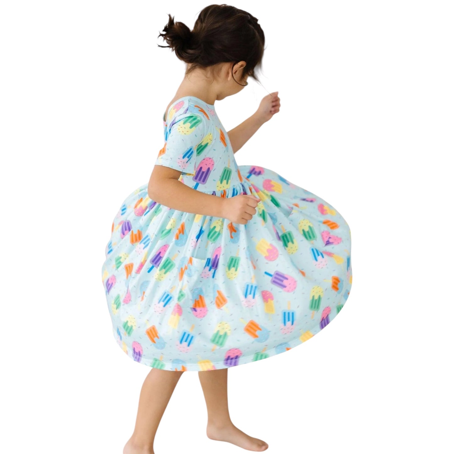 SWEET TREAT S/S POCKET TWIRL DRESS