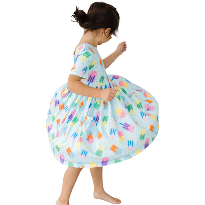 SWEET TREAT S/S POCKET TWIRL DRESS