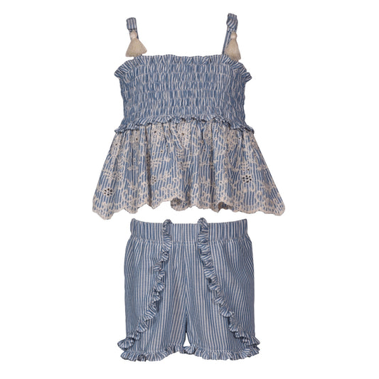 Emma Chambray Short Set