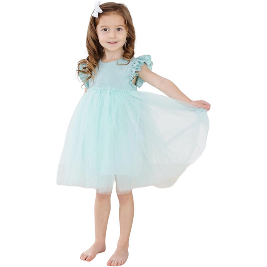 Vestido Sage Shimmer Tutu