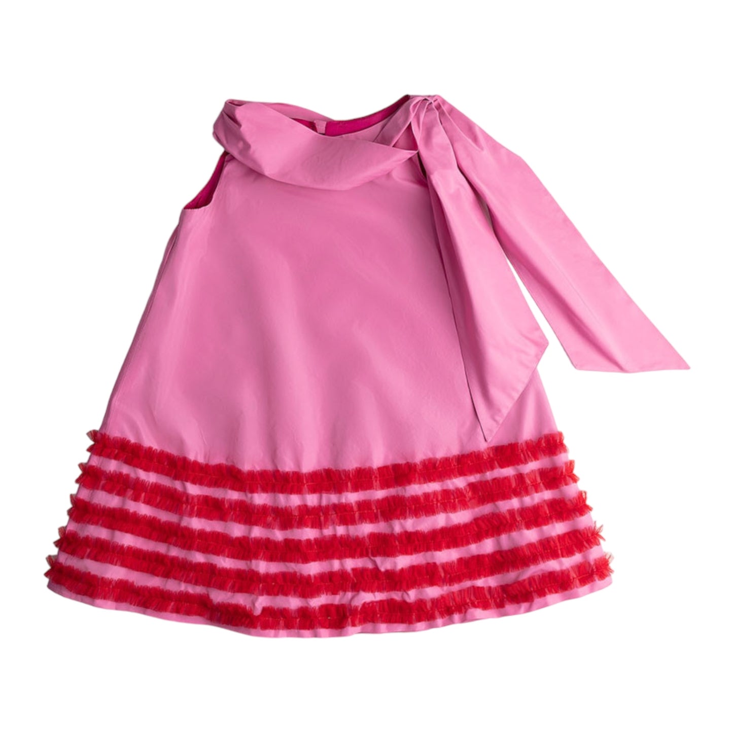 Vestido Ponge Fucsia
