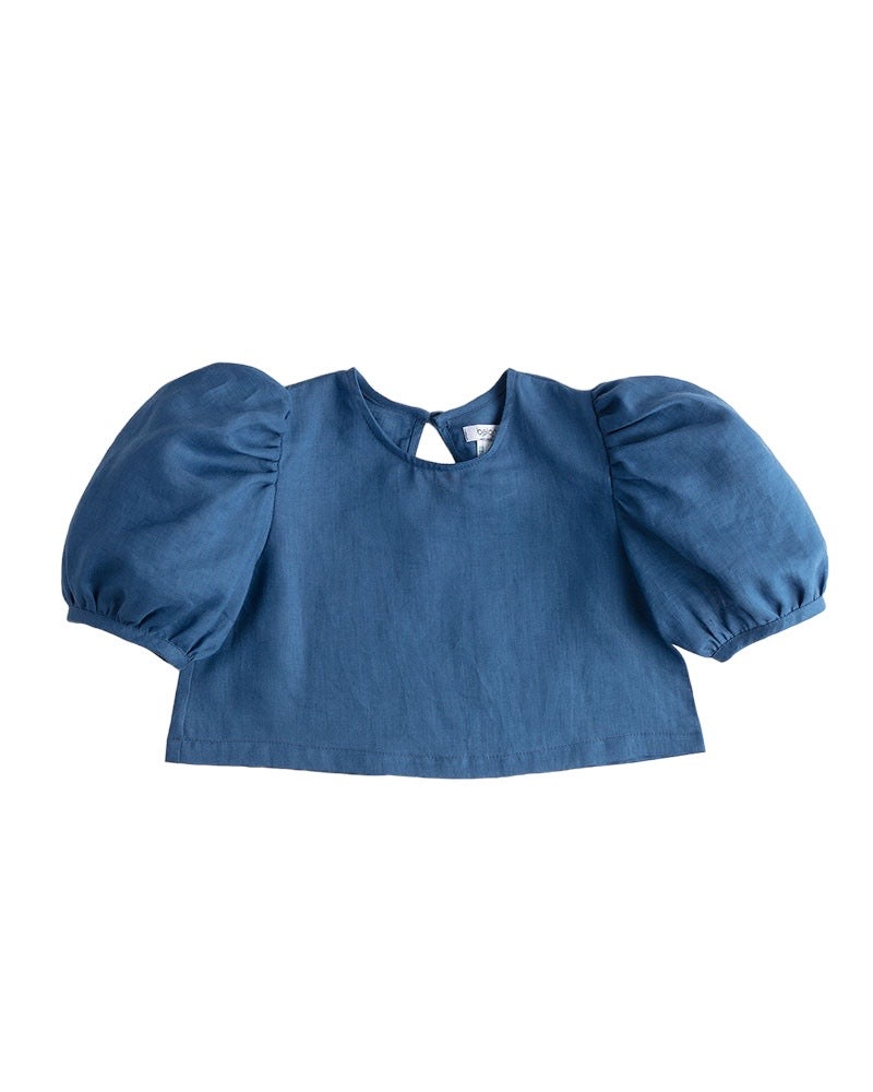 Blusa Camelia - Azul jean