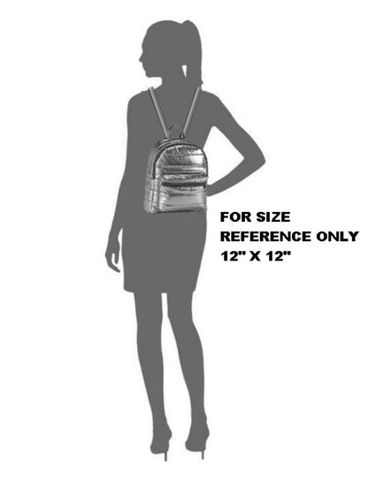 Pink Tie Dye Happy Face Puffer Backpack